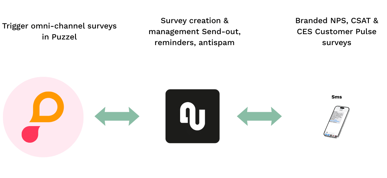 Puzzel integration survey flow